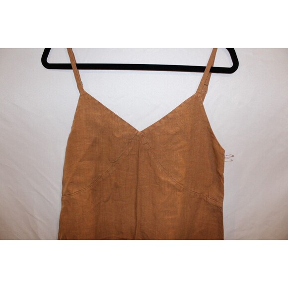 MATE THE LABEL BROWN WOMEN'S‎ MAXI LINEN DRESS SZ S NWT $148 - Picture 5 of 8